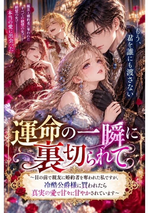 『運命の一瞬に裏切られて』
～婚約者を親友に奪われた私、冷酷公爵様に拾われました～