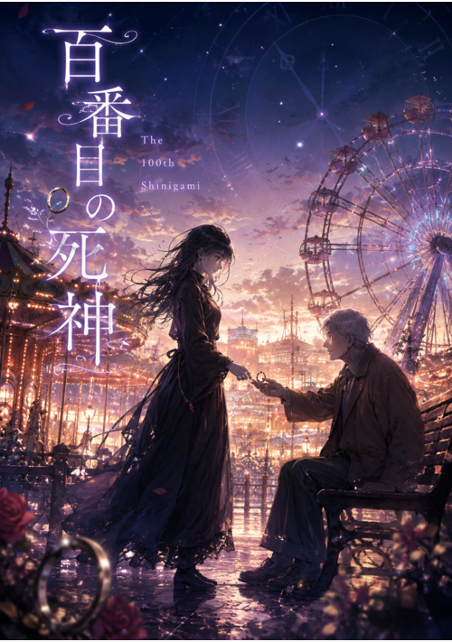 『百番目の死神』（龍狐） 表紙
