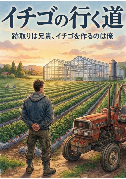 『イチゴの行く道』（朝山みどり） 表紙