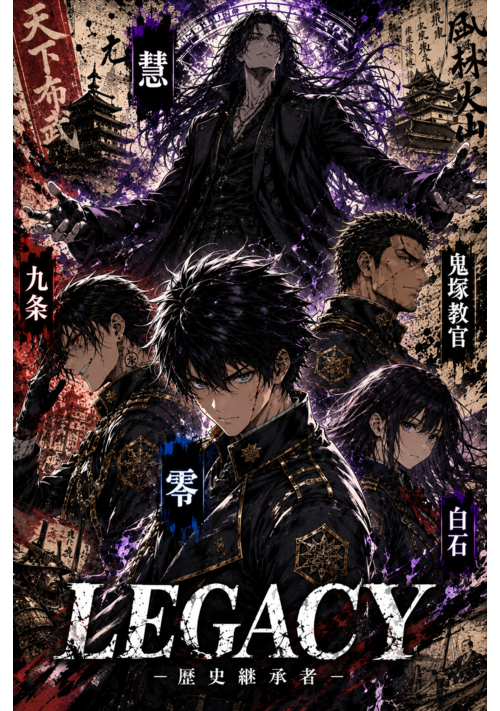『『LEGACY -歴史継承者-』』（我磨） 表紙