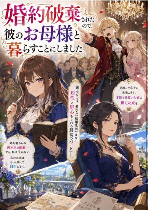 婚約破棄されたので、彼のお母様と暮らすことにしました 表紙