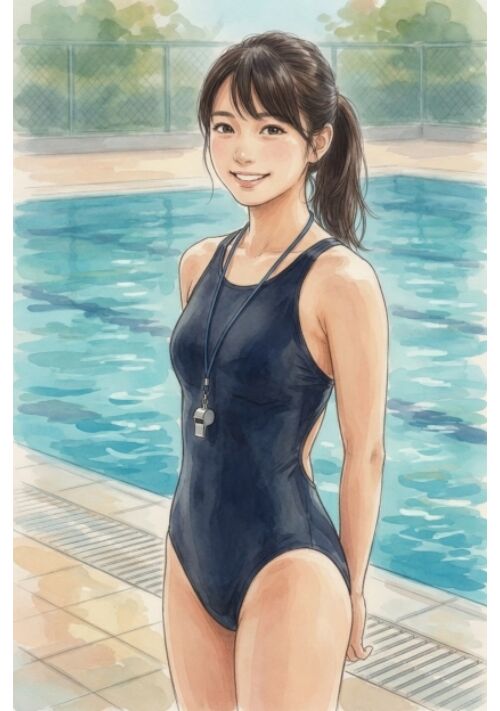 『男子ってバカだね〈水泳授業編〉』（秋月三郎） 表紙