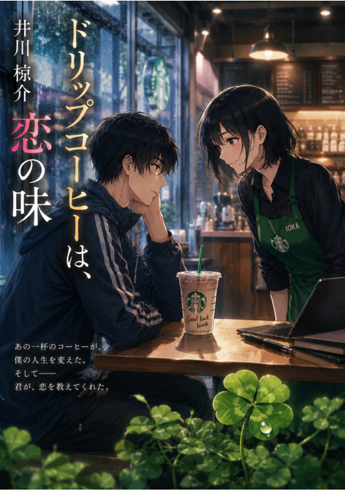 『ドリップコーヒーは、恋の味』（井川椋介） 表紙
