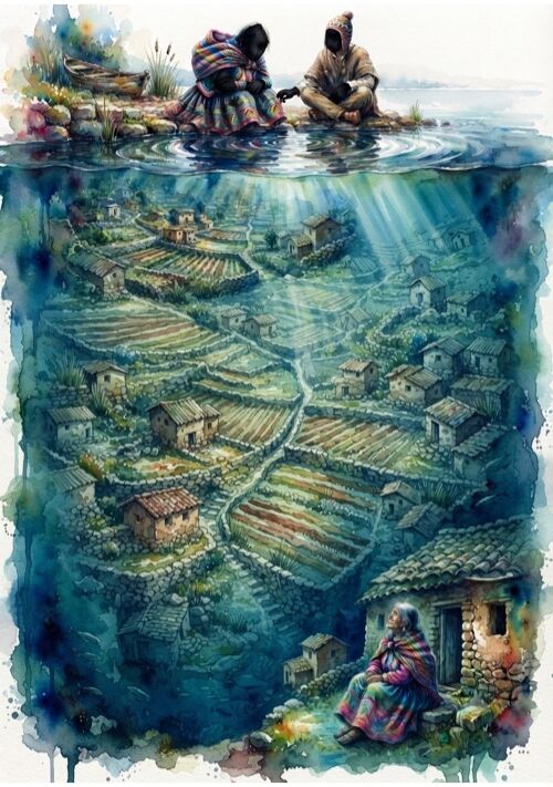 ウクハ。湖の底の村 表紙