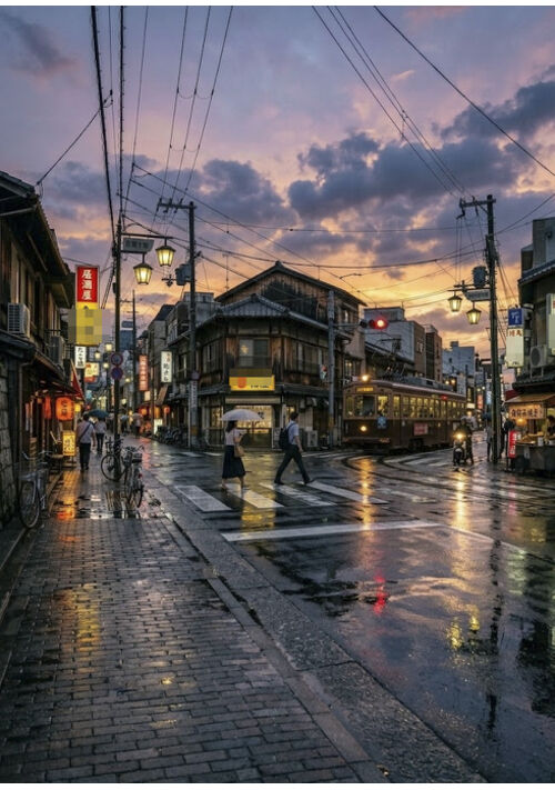 琥珀の中の交差点