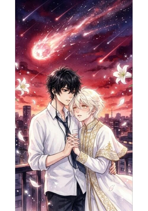 『『星屑の預言者と、嘘つきな僕らの終末』』（白狸） 表紙