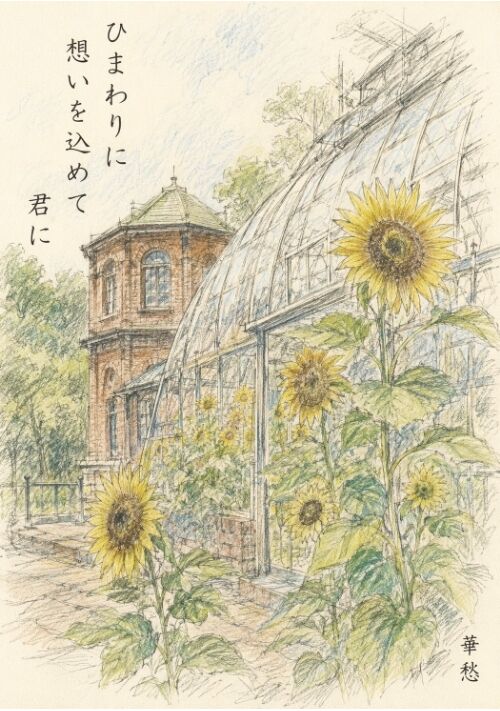 『ひまわりに想いを込めて君に』（華愁） 表紙