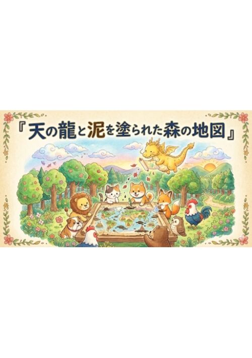 『天の龍と泥を塗られた森の地図』（月影 流詩亜） 表紙