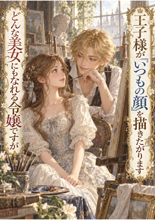 どんな美女にもなれる令嬢ですが、王子様が「いつもの顔」を描きたがります