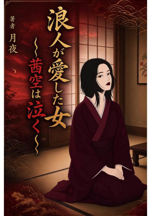 『浪人が愛した女〜茜空は泣く〜』（月夜） 表紙