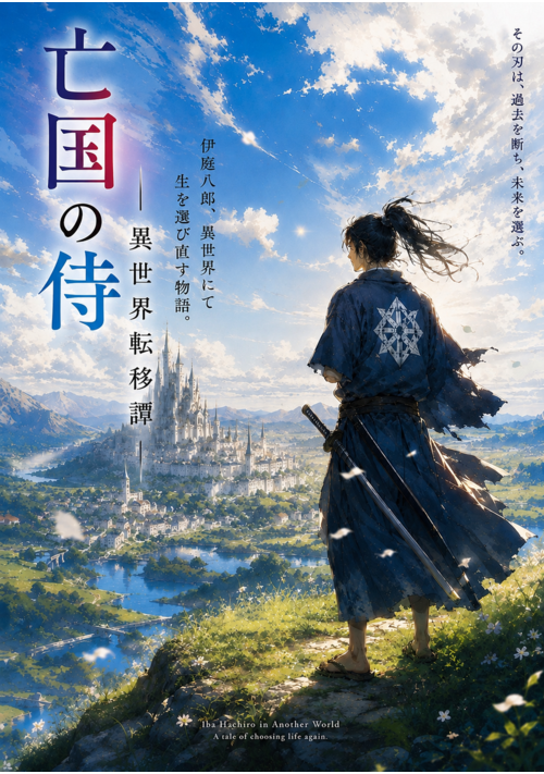 『亡国の侍　異世界転移譚』（Lambzono） 表紙