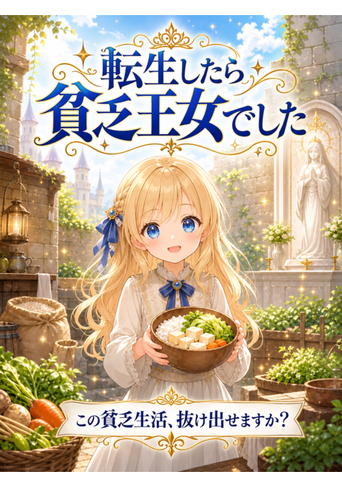 転生したら貧乏王女でした 表紙