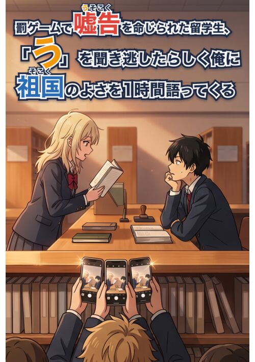 罰ゲームで嘘告を命じられた留学生、「う」を聞き逃したらしく俺に祖国のよさを1時間語ってくる