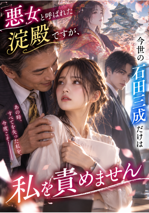 『悪女と呼ばれた淀殿ですが、今世の石田三成だけは私を責めません』（ちょこまろ） 表紙