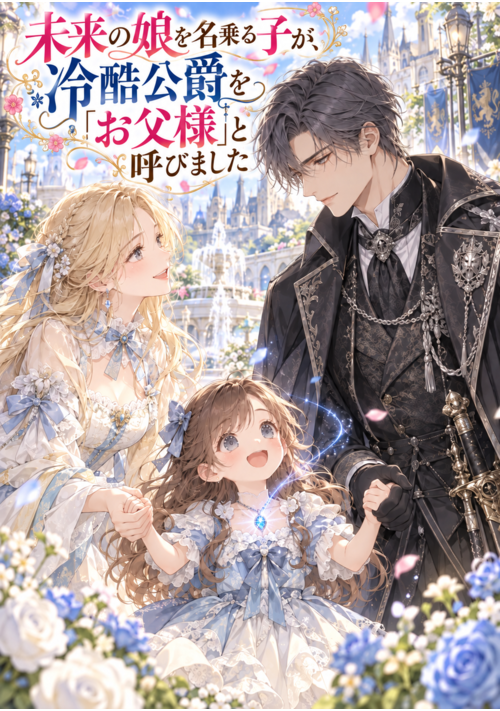 『未来の娘を名乗る子が冷酷公爵をお父様と呼びました』（ゆぷしろん） 表紙