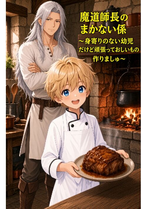 魔道師長のまかない係～身寄りのない幼児だけどがんばって美味しいご飯つくりましゅ！～ 表紙