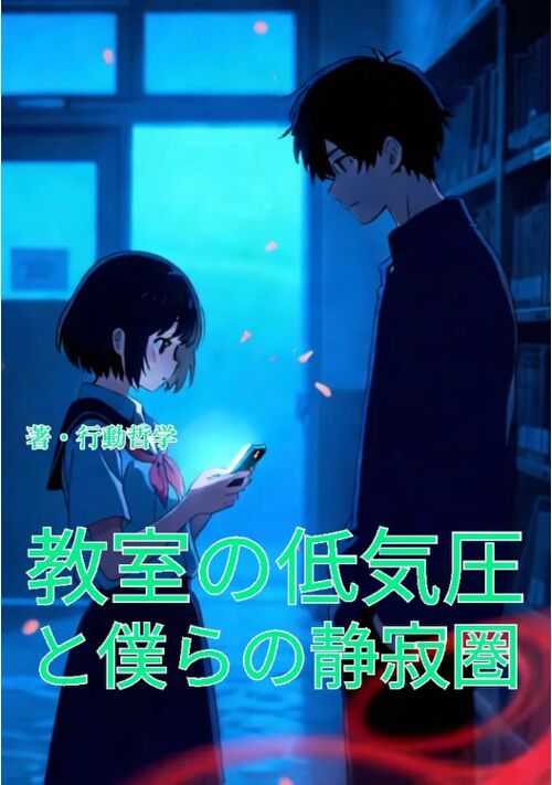 『教室の低気圧と、僕らの静寂圏』（行動哲学） 表紙