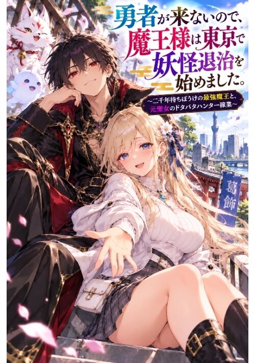 勇者が来ないので、魔王様は東京で妖怪退治を始めました。 ～二千年待ちぼうけの最強魔王と、元聖女のドタバタハンター稼業～
