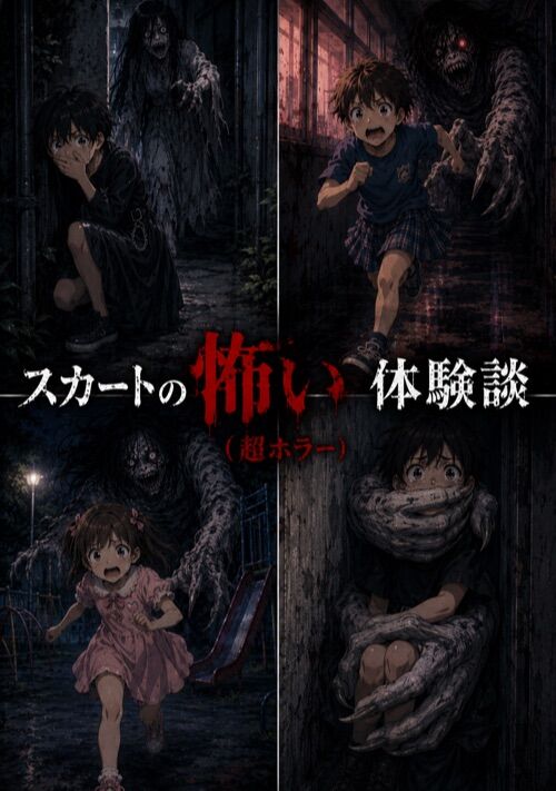 『スカートの怖い体験談（超ホラー）』（サトタケ） 表紙