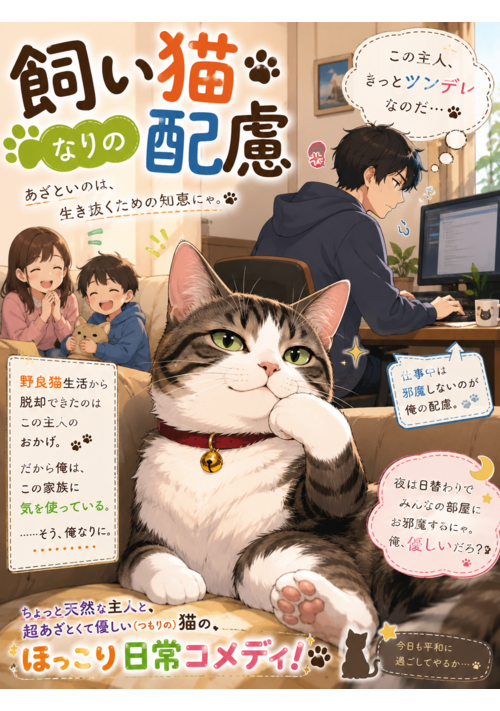 『飼い猫なりの配慮』（遠山恵古） 表紙