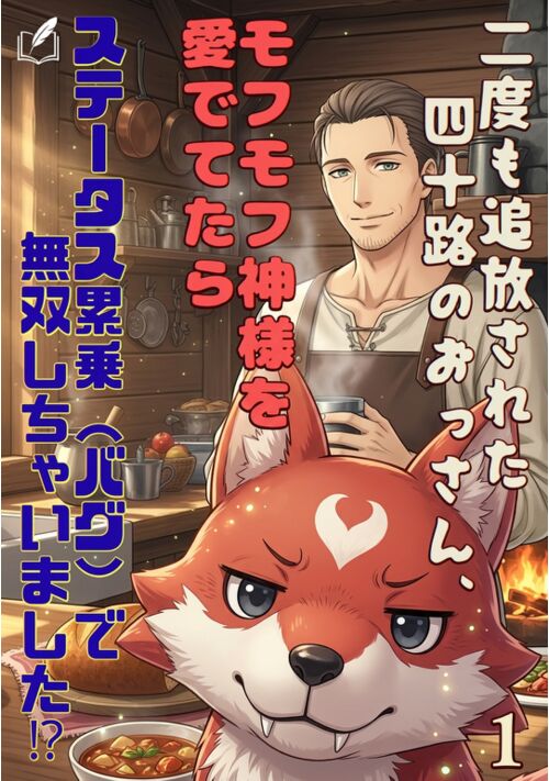 『二度も追放されたおっさんの、昔取った杵柄隠居ライフ ～モフぬい神たちの喧嘩を仲裁したら、【神様に愛されすぎて加護不発】状態から続々解放されて』（野菜ばたけ＠既刊５冊📚好評発売中！） 表紙