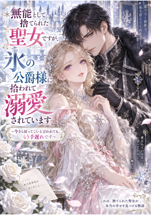 無能として捨てられた聖女ですが、氷の公爵様に拾われて溺愛されています ～今さら戻ってこいと言われても、もう手遅れです～
