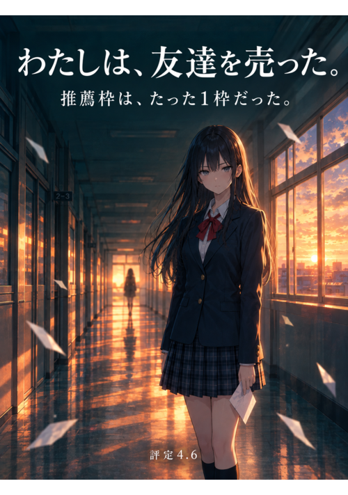 わたしは、友達を売った。推薦枠は、たった1枠だった。