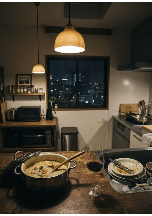 夫の知らない、私の料理