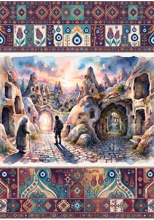 『二つの時間が流れる路地』（霧人　イスラエル・ハイム） 表紙