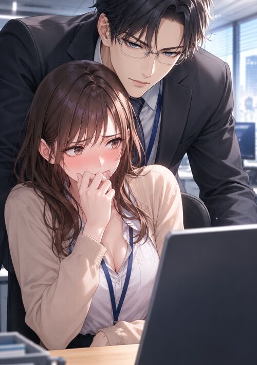 堅物上司をモデルに官能小説を書いていたら、本人にバレて実演指導されました