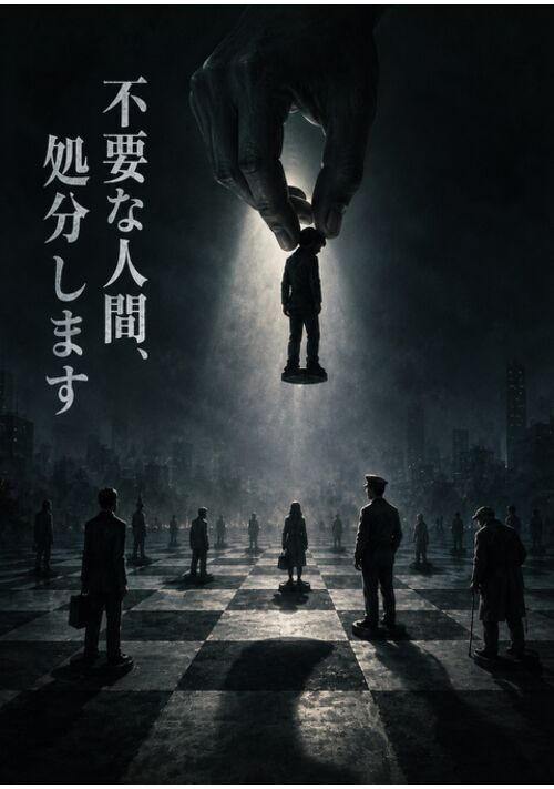 『不要な人間、処分します』（佐久丸。） 表紙