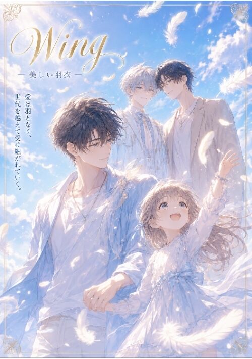 『Wing-美しい羽衣-』（みん） 表紙