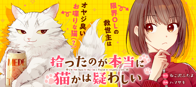 拾ったのが本当に猫かは疑わしい