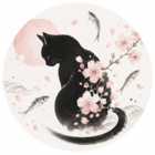 猫背にぼし
