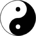 白黒灰色