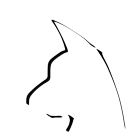 ぼうっとした犬