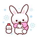 雪うさぎ