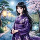 月夜 闇花