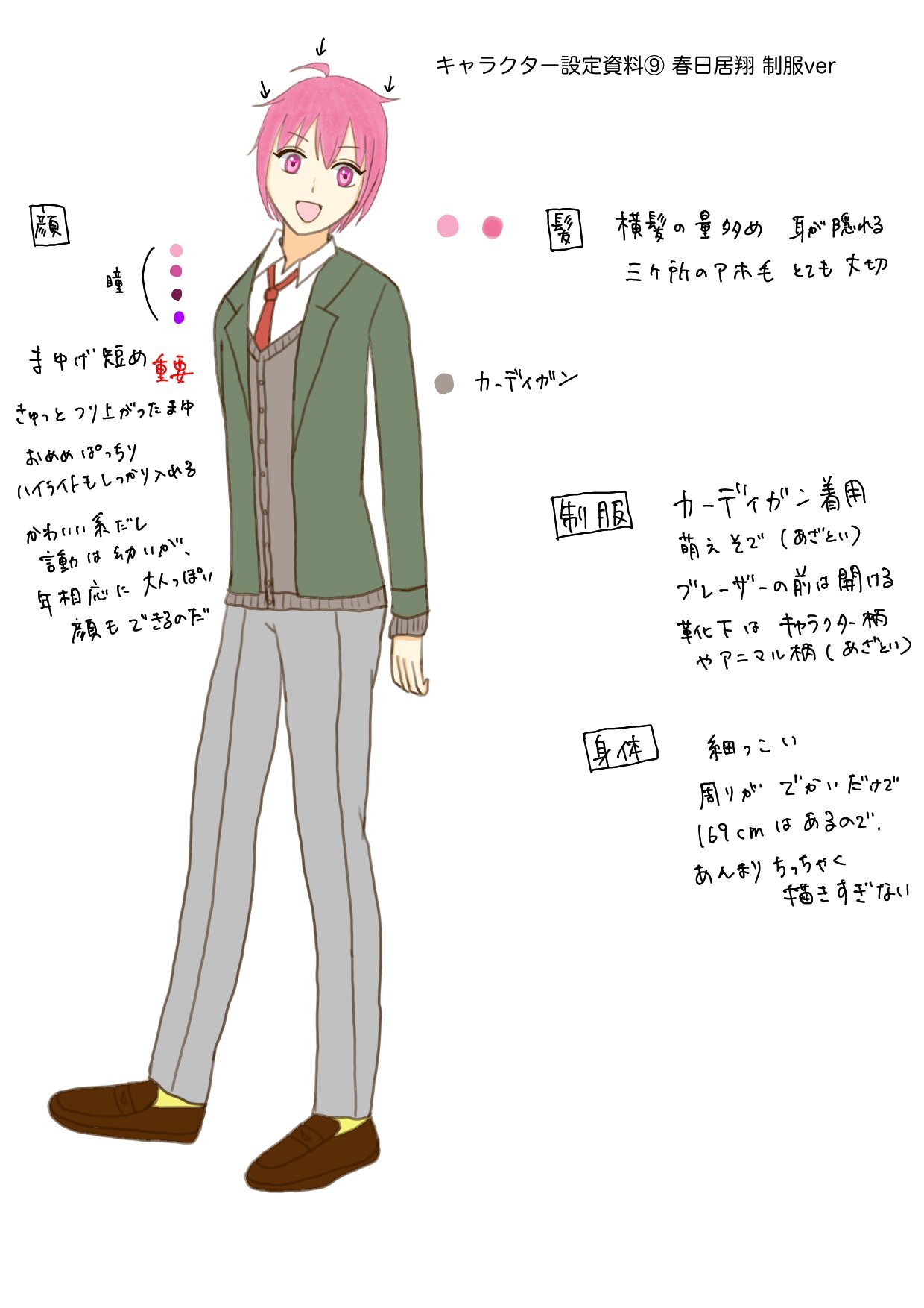 Character File Vol 9 春日居翔 イラスト注意 親友の付き添いで芸能科高校に入学しました 恋愛小説 小説投稿サイトのアルファポリス