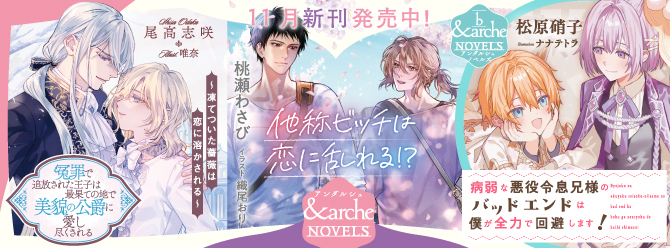 アンダルシュノベルズ、11月新刊発売中！