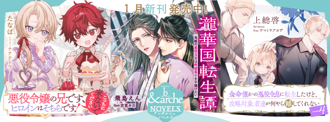 アンダルシュノベルズ、１月新刊発売中！